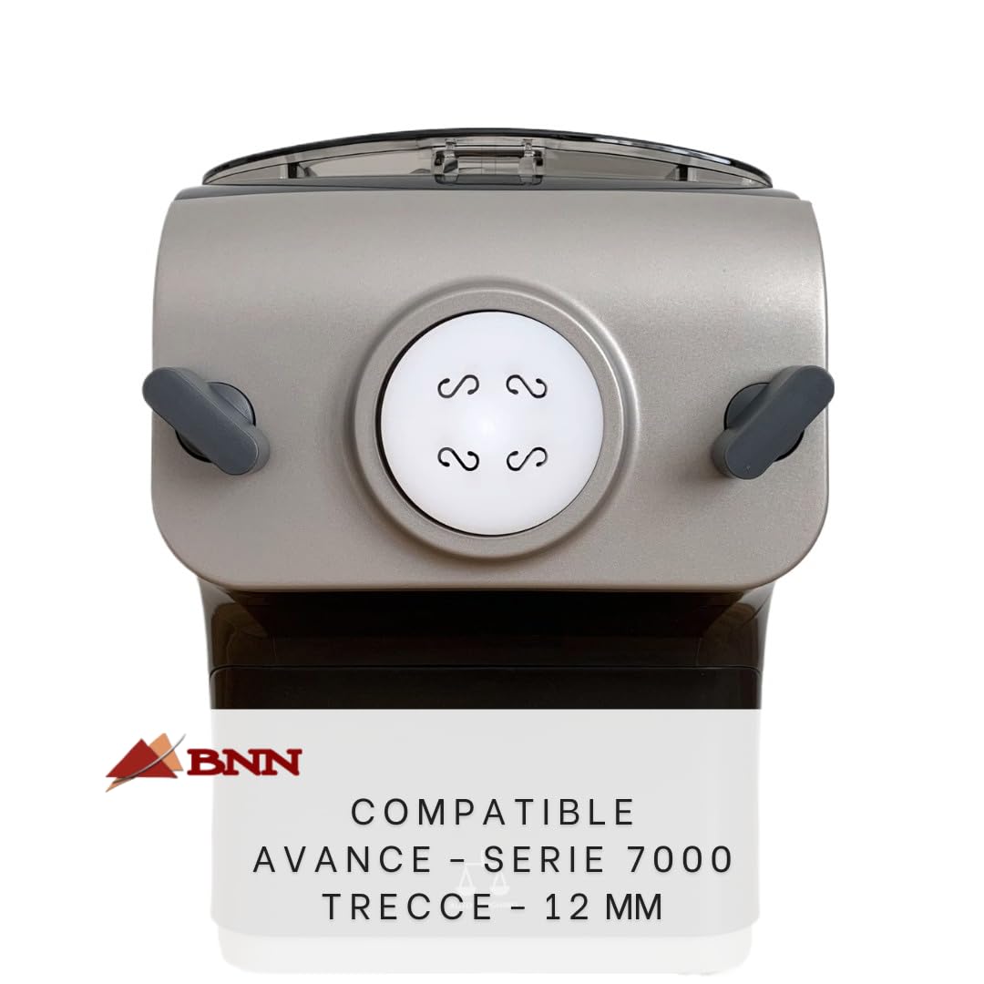 BNN ASTREC12 - 12mm Pasta Disc Compatible with Philips Pasta Maker Avance - Perfect for Homemade Spaghetti, Fettuccine & More Italian Dishes