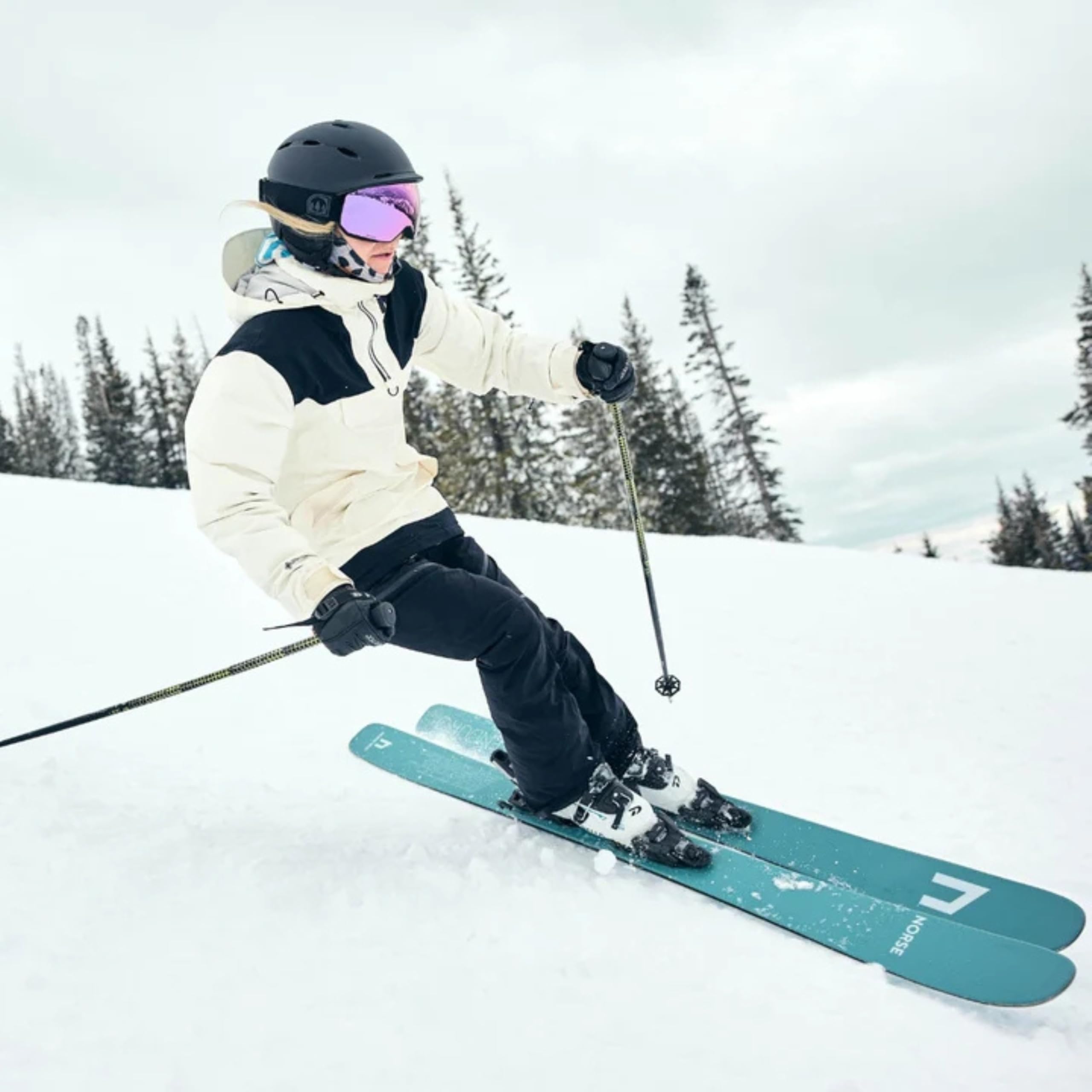Fathom+ Ski Goggles with Photochromic Toric Lens - Anti-Fog, UV400 Protection for Men & Women - Perfect for Snowboarding, Skiing & Winter Sports