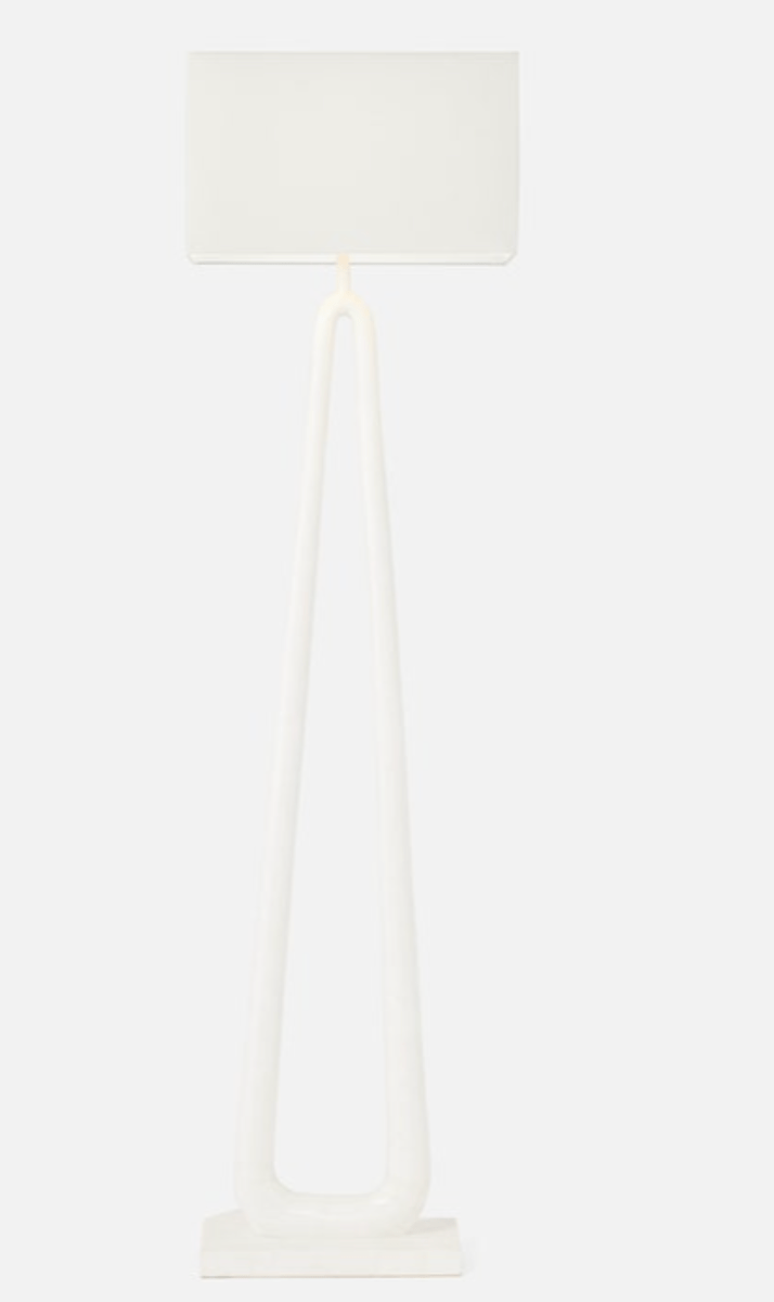 Modern Wellington Floor Lamp - Adjustable Height LED Standing Light for Living Room, Bedroom & Office - Warm White & Cool White Dimmable Lighting for Reading & Relaxation