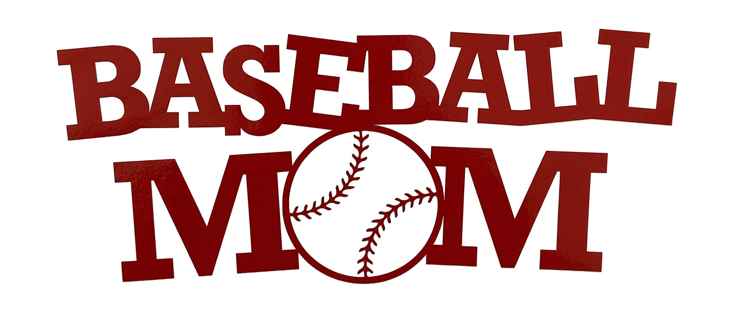 Custom Vinyl Baseball Mom Decal - Personalized Sports Bumper Sticker for Moms, Perfect for Tumblers, Laptops, Car Windows, Water Bottles, and Home Decor