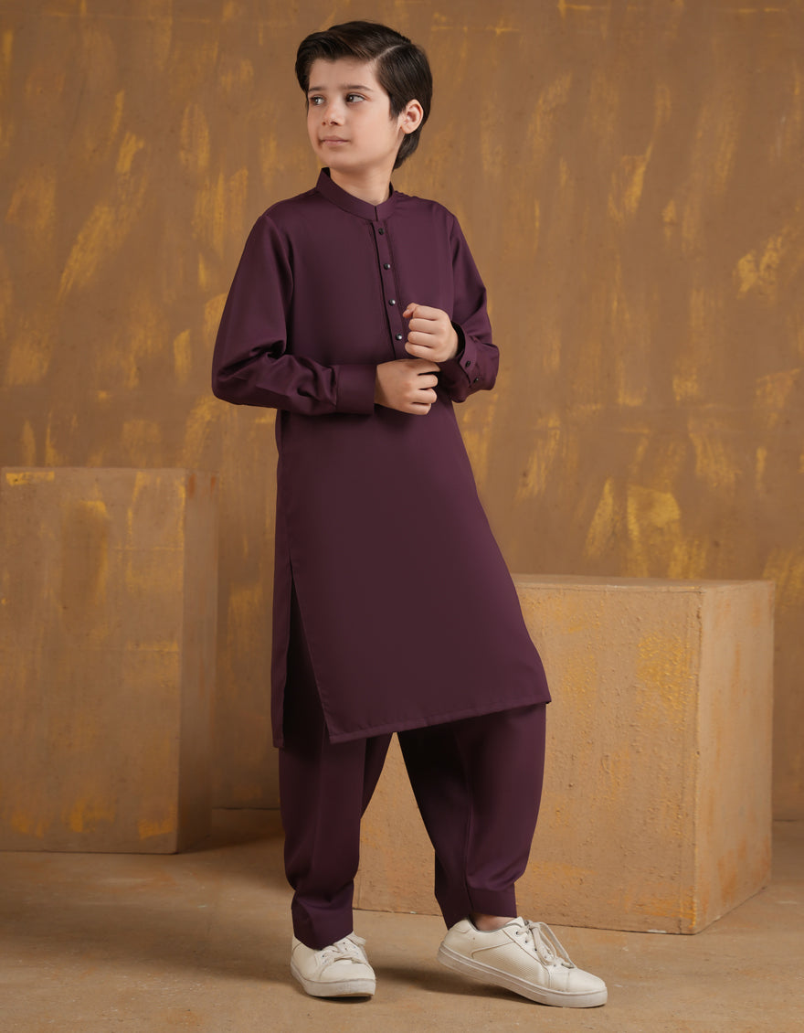 Stylish Blended Red Shalwar Kameez by J. Junaid Jamshed - Perfect for Weddings, Festivals & Special Occasions