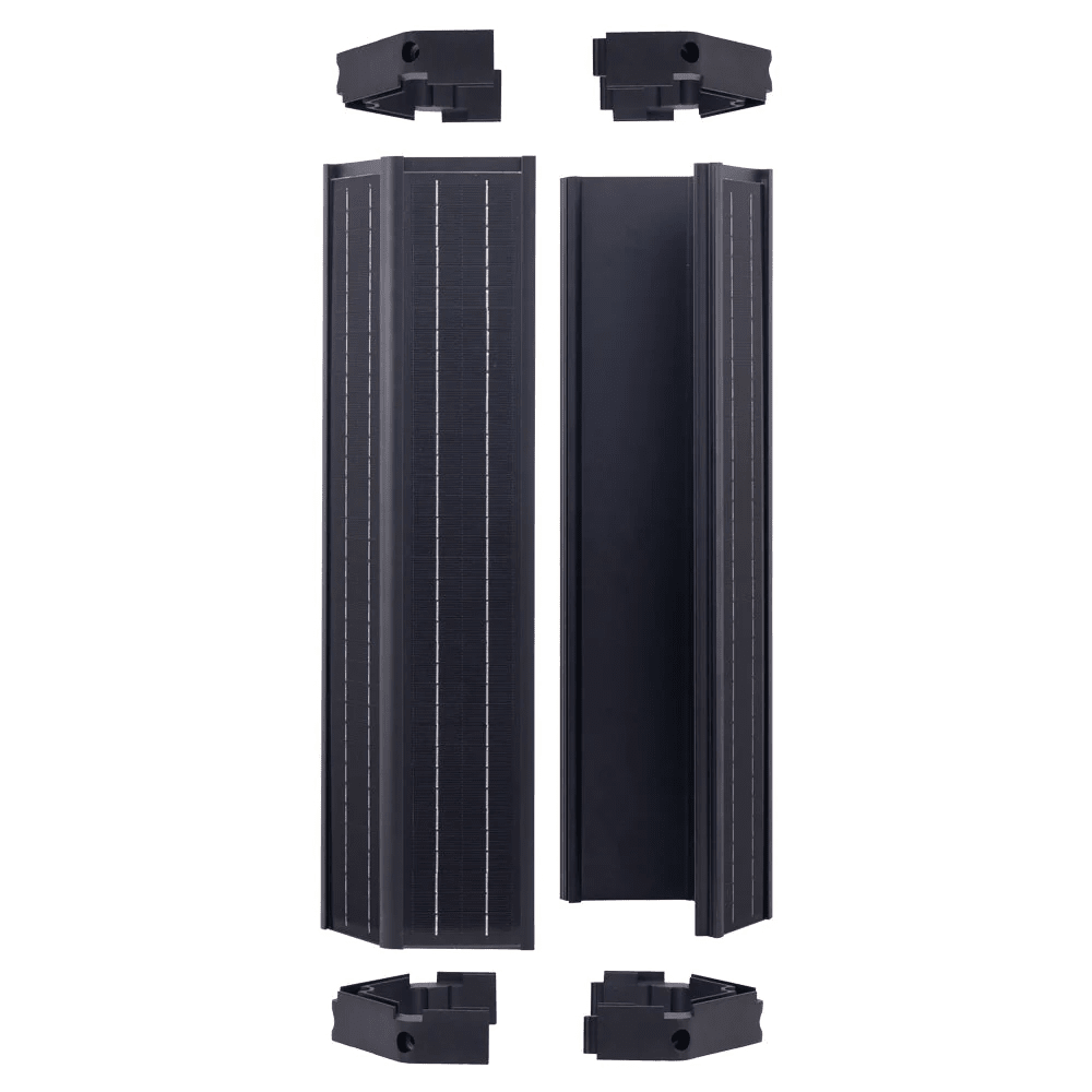 80W Solar LED Street Light 10800 Lumens 5000K - Smart Bluetooth Street Lamp with Motion Sensor | All-in-One Outdoor Solar Street Light for Roads, Parking Lots, Gardens | IP65 Waterproof, 3-Year Warranty