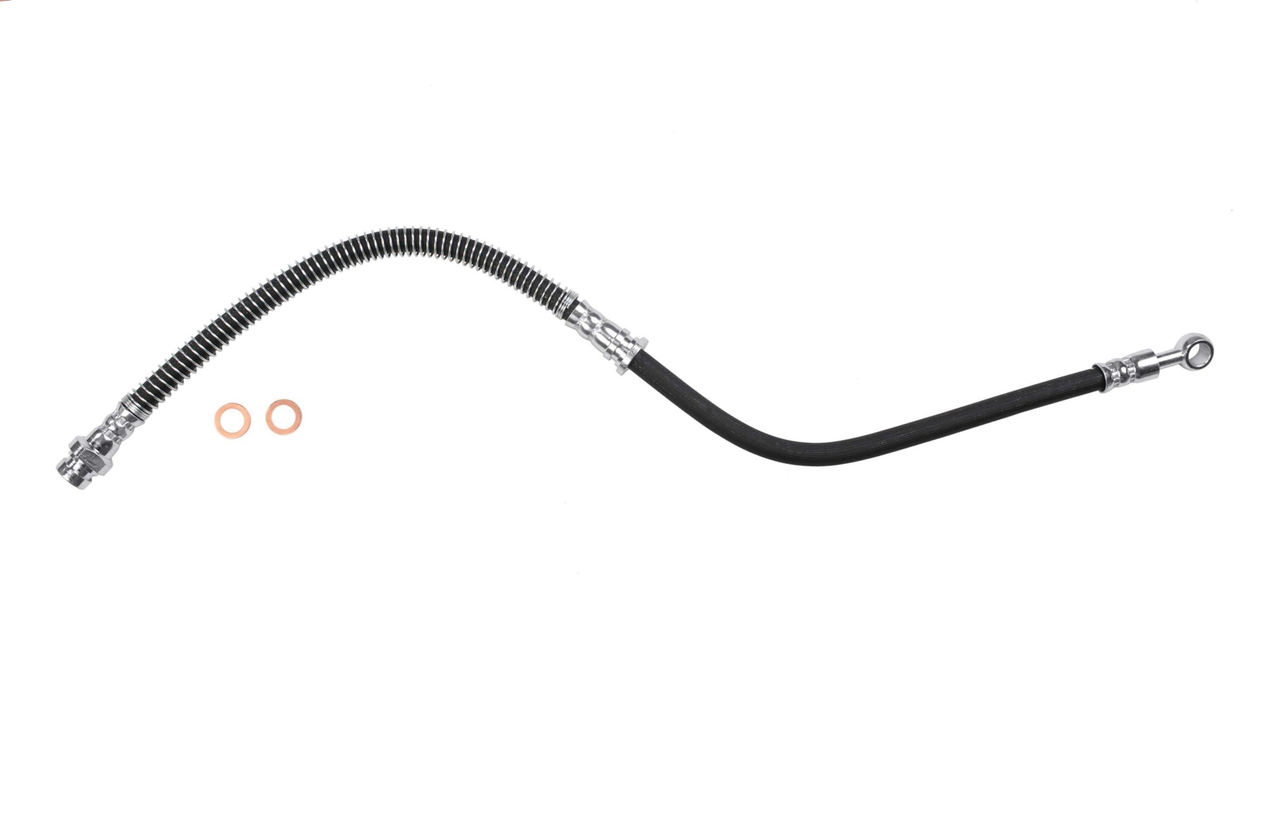 Sunsong 2203180 Brake Hydraulic Hose - High Performance Replacement for Trucks & SUVs - Durable DOT Approved Brake Line - Ideal for Off-Roading, Towing & Heavy Duty Use