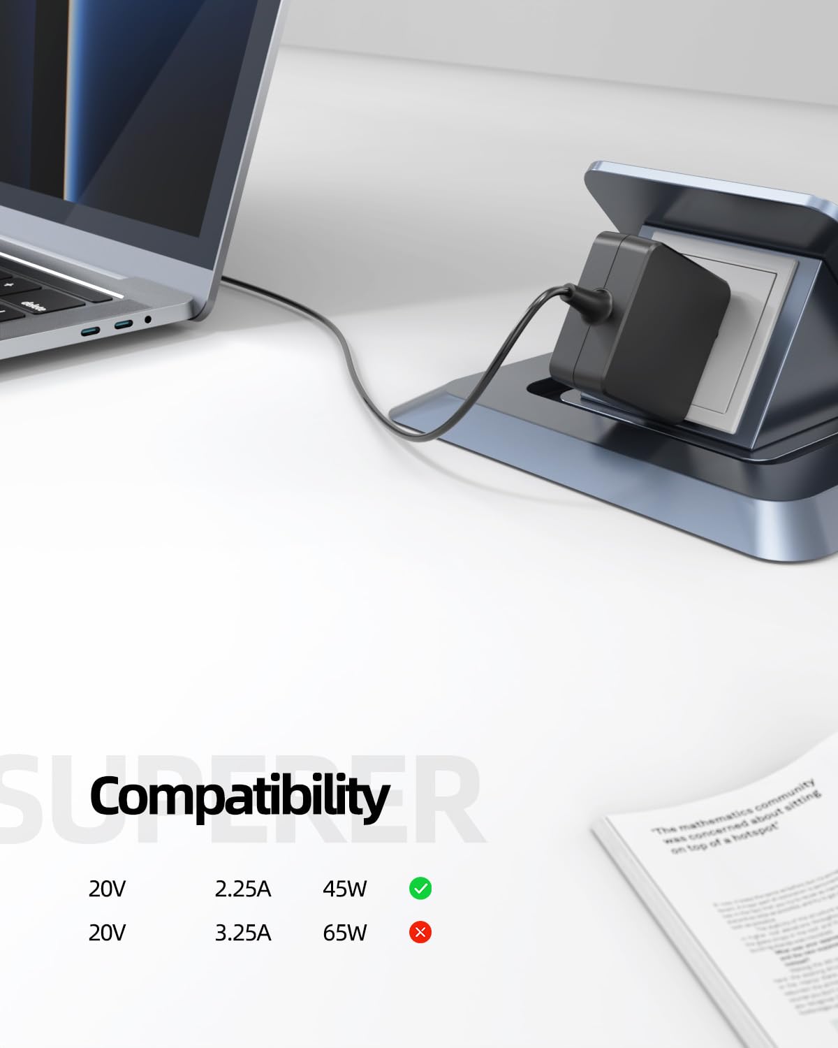 Original Title: AC Charger Fit for Lenovo Ideapad S340 S145 S540 C340 S340-15IWL Laptop - (UL Safety Certified Products 45W)   Optimized Title: **45W UL Certified AC Charger for Lenovo Ideapad S340/S145/S540/C340/S340-15IWL Laptop - Fast Charging, Safe & Durable - Perfect for Home, Office & Travel**