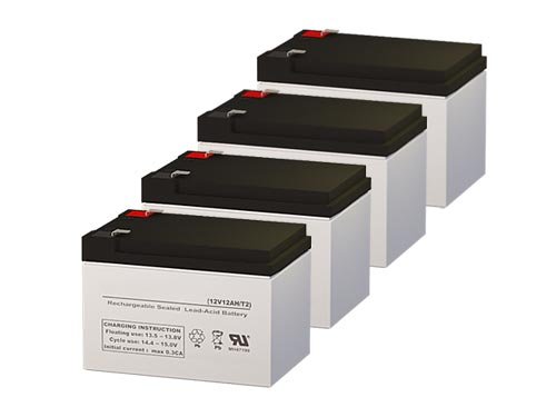 Compaq T2200XR UPS Replacement Batteries - 4 Pack High Capacity Backup Power for Home & Office Computers, Servers, and Network Equipment