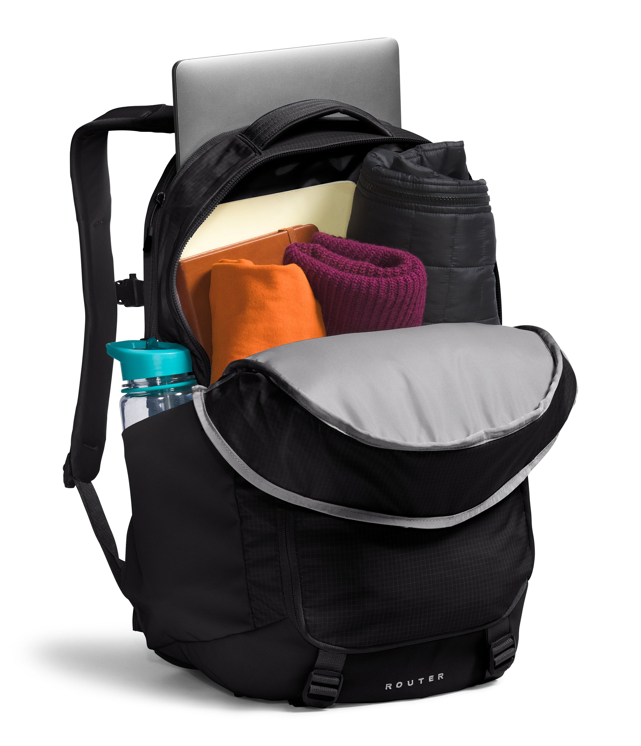 The North Face Router Backpack - Lightweight Laptop Backpack for Men & Women, Water-Resistant Hiking Daypack for Travel, Work & School | Perfect for Commuting, Outdoor Adventures & Daily Use