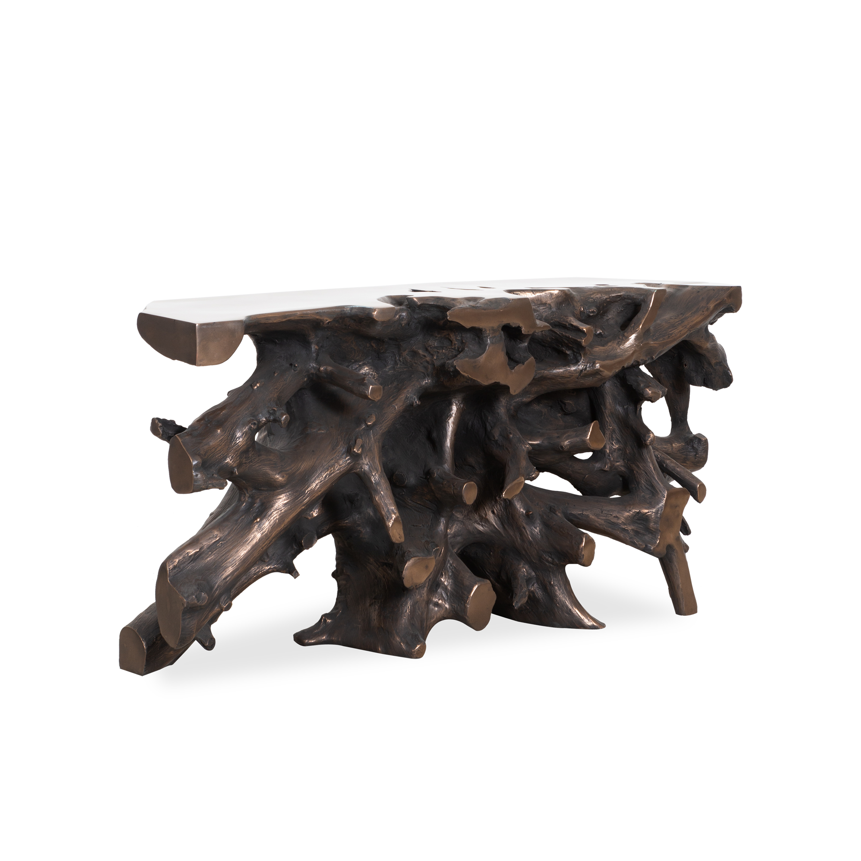 Stylish Cast Root Console Table - Elegant Entryway Furniture for Hallway, Living Room & Foyer Decor | Perfect for Home & Office
