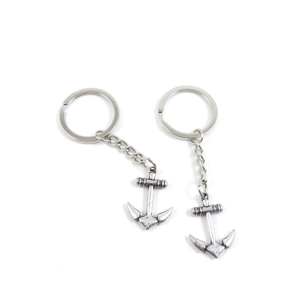 Stylish Fashion Jewelry Keychain - Bulk Wholesale Key Rings for Car, Door & Boat Keys - Durable Key Tag with Anchor Design - Perfect for Everyday Use, Gifts & Organization