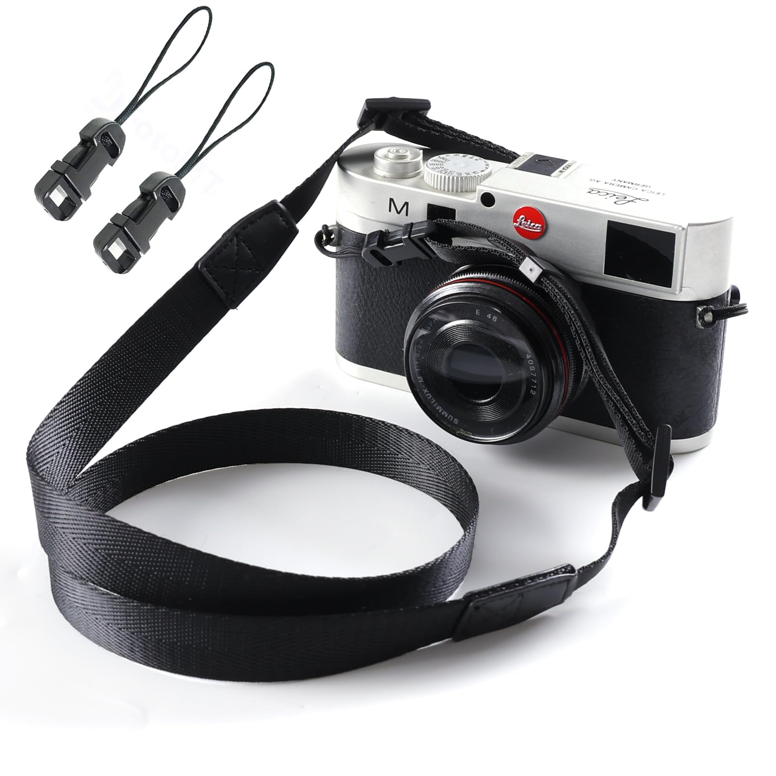 Quick-Release Camera Neck Strap for Mirrorless DSLR Cameras - Adjustable & Comfortable Black Strap - Perfect for Travel, Photography & Outdoor Shooting