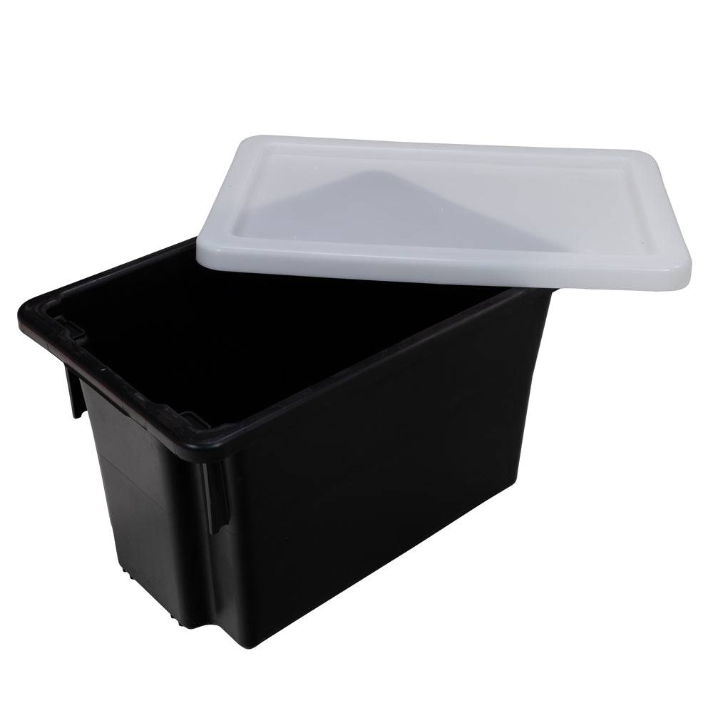 HART Stackable and Nestable Storage Containers - Space-Saving Organizers for Kitchen, Pantry, and Home Organization