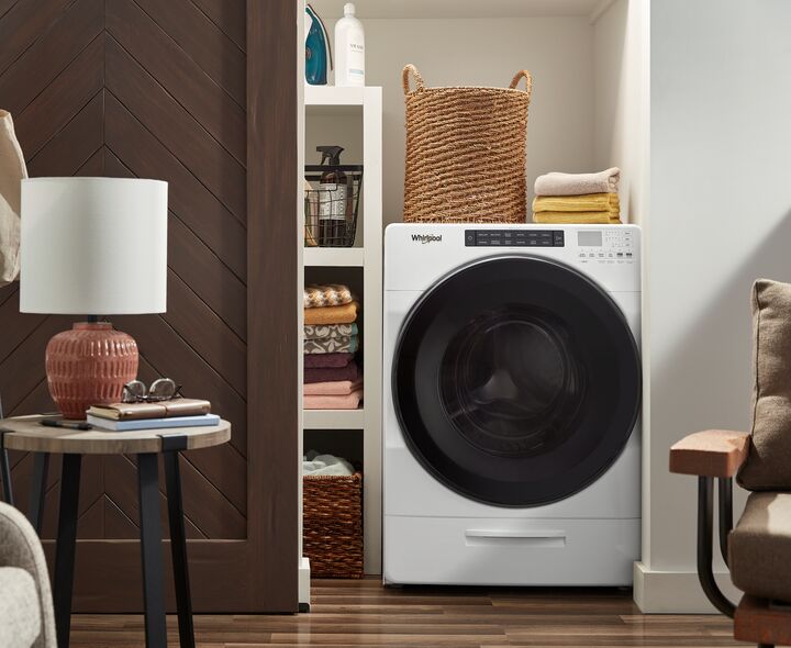 Whirlpool WFC682CLW 5.2 cu. ft. White Ventless Washer Dryer Combo - Perfect for Apartments, Small Homes & Laundry Rooms