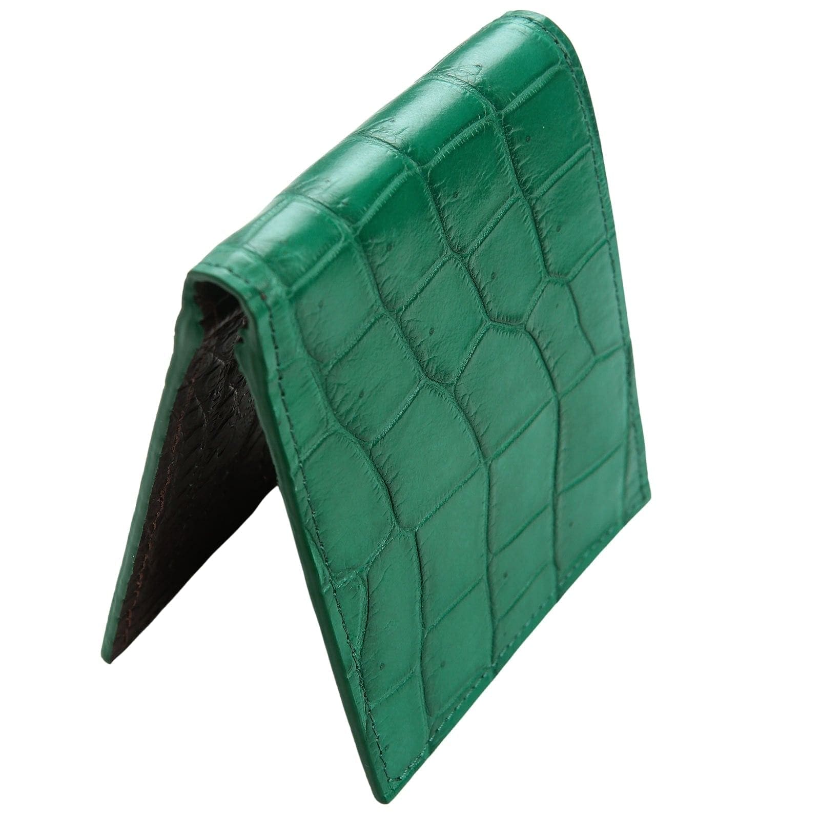 Premium Genuine Crocodile Leather Men's Wallet - Slim RFID Blocking Bifold Wallet for Business & Travel - Luxury Gift for Him