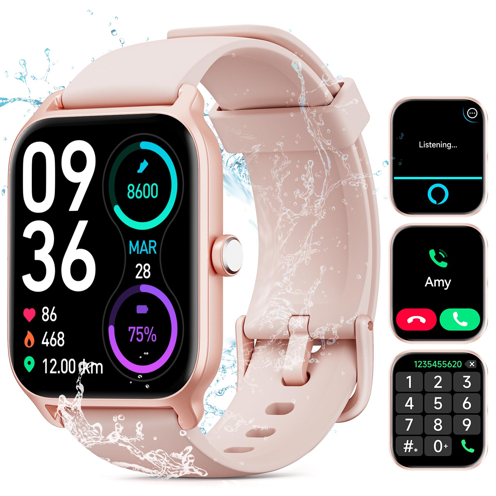 Smart Fitness Watch for Men & Women - 1.8