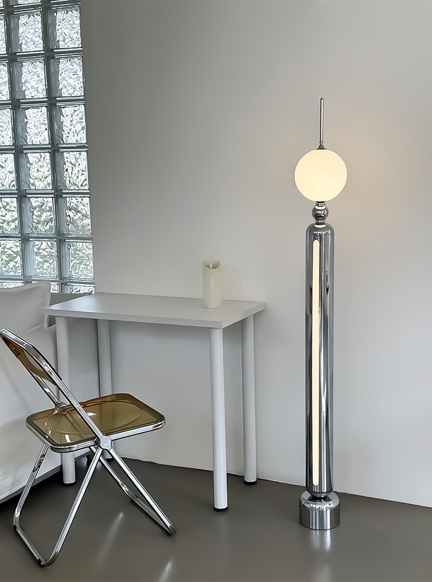 Modern LED Floor Lamp with Adjustable Brightness - Dimmable Standing Light for Living Room, Bedroom & Office - Energy Efficient Lighting Solution for Home Decor