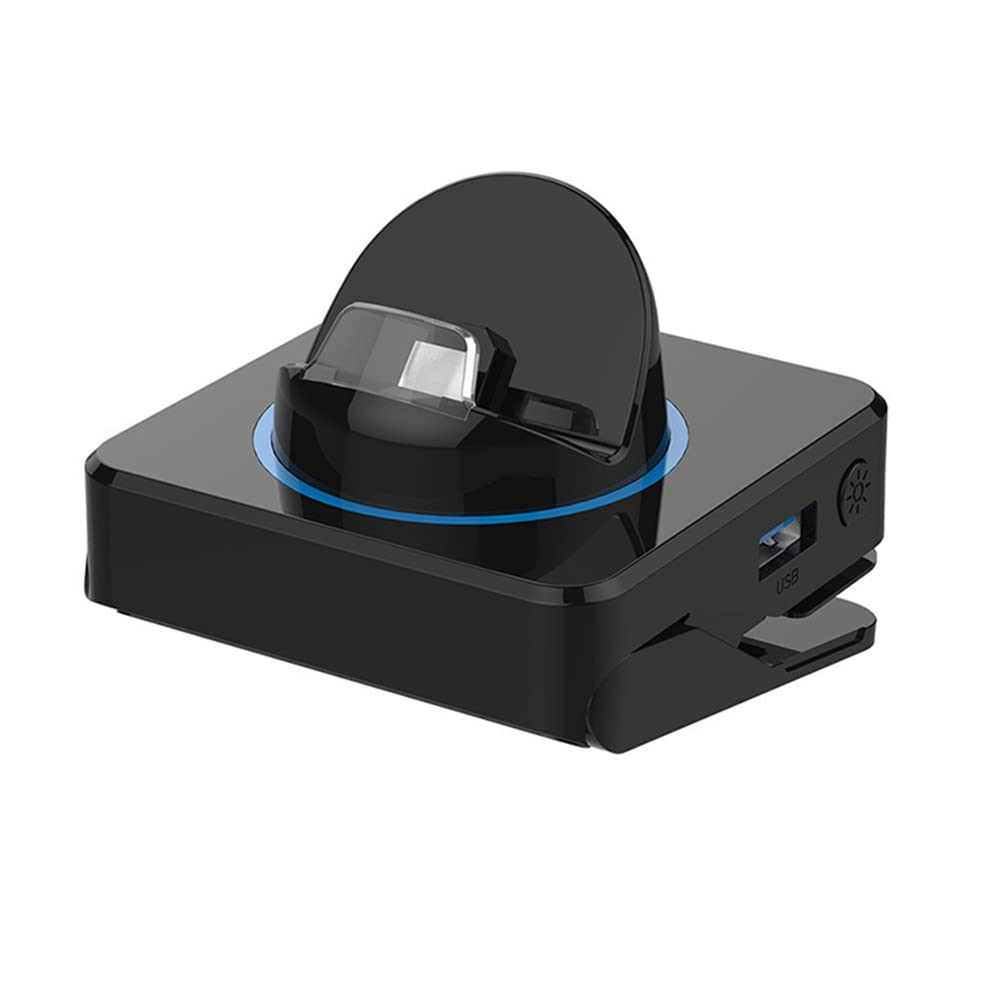 Nintendo Switch Docking Station - 4K HDMI TV Adapter & Portable Charging Dock Replacement for Nintendo Switch Console | Perfect for Home Gaming & Travel Use