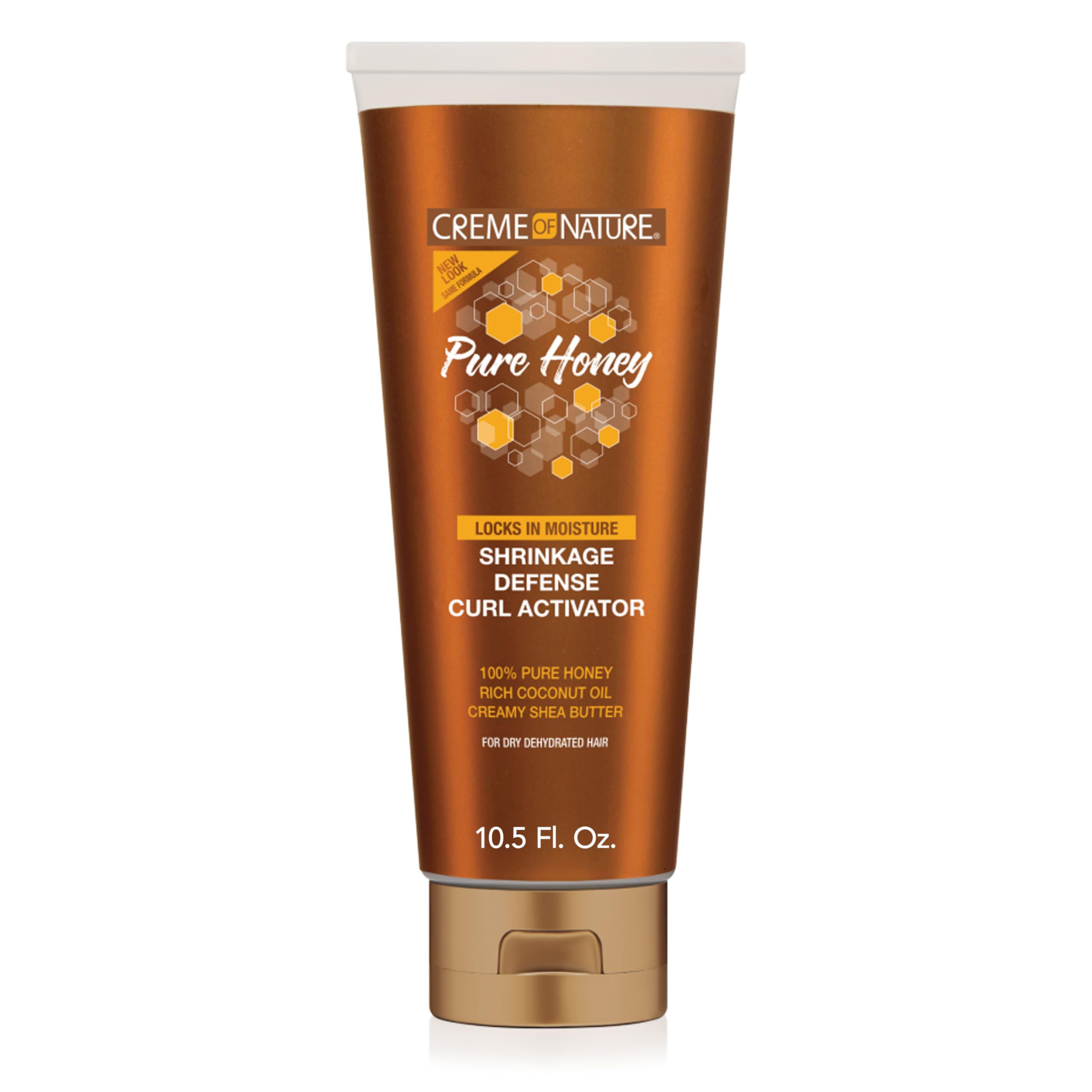 Creme of Nature Curl Activator with Pure Honey, Coconut Oil & Shea Butter - Moisturizing Treatment for Dry, Dehydrated Hair - 10.5 oz | Perfect for Natural Curls, Twist Outs & Protective Styles