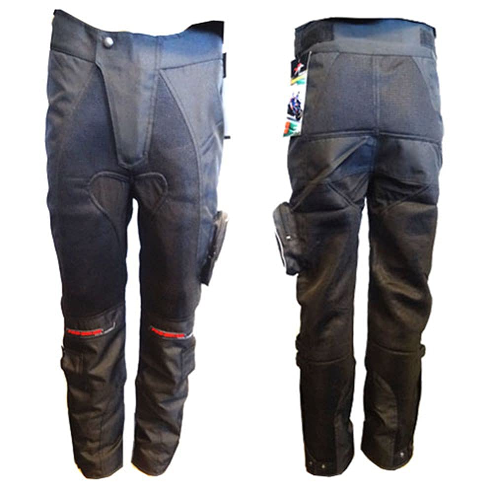 Armored Motorcycle Racing Pants - Street Bike Jeans with Knee Protectors (Size 30) - Durable & Protective for Urban Commuting & Track Riding