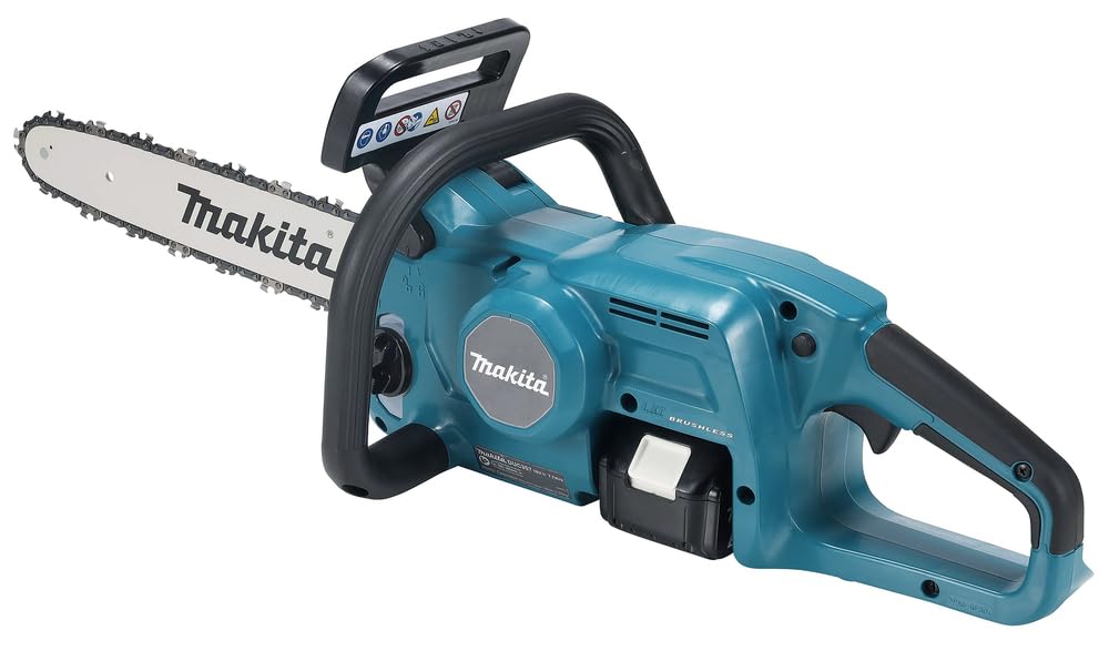 Makita DUC357ZX2 18V 14-Inch Brushless Cordless Chainsaw (Battery & Charger Not Included) - Ideal for Tree Trimming, Firewood Cutting, and DIY Woodworking Projects