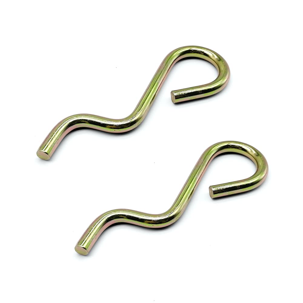2-Pack Spring Hook 747-05608A Replacement for MTD, Troy-Bilt, Craftsman Lawn Mower Decks - Perfect for DIY Mower Repairs & Maintenance