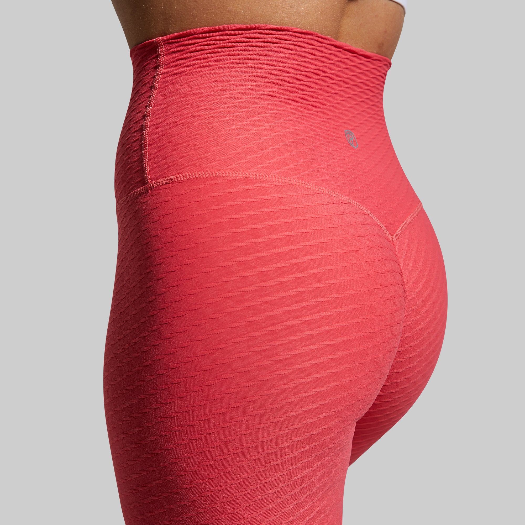 Paragon High-Waisted Yoga Leggings for Women - Fiery Rose - Breathable & Stretchy Workout Pants for Gym, Running & Lounge Wear