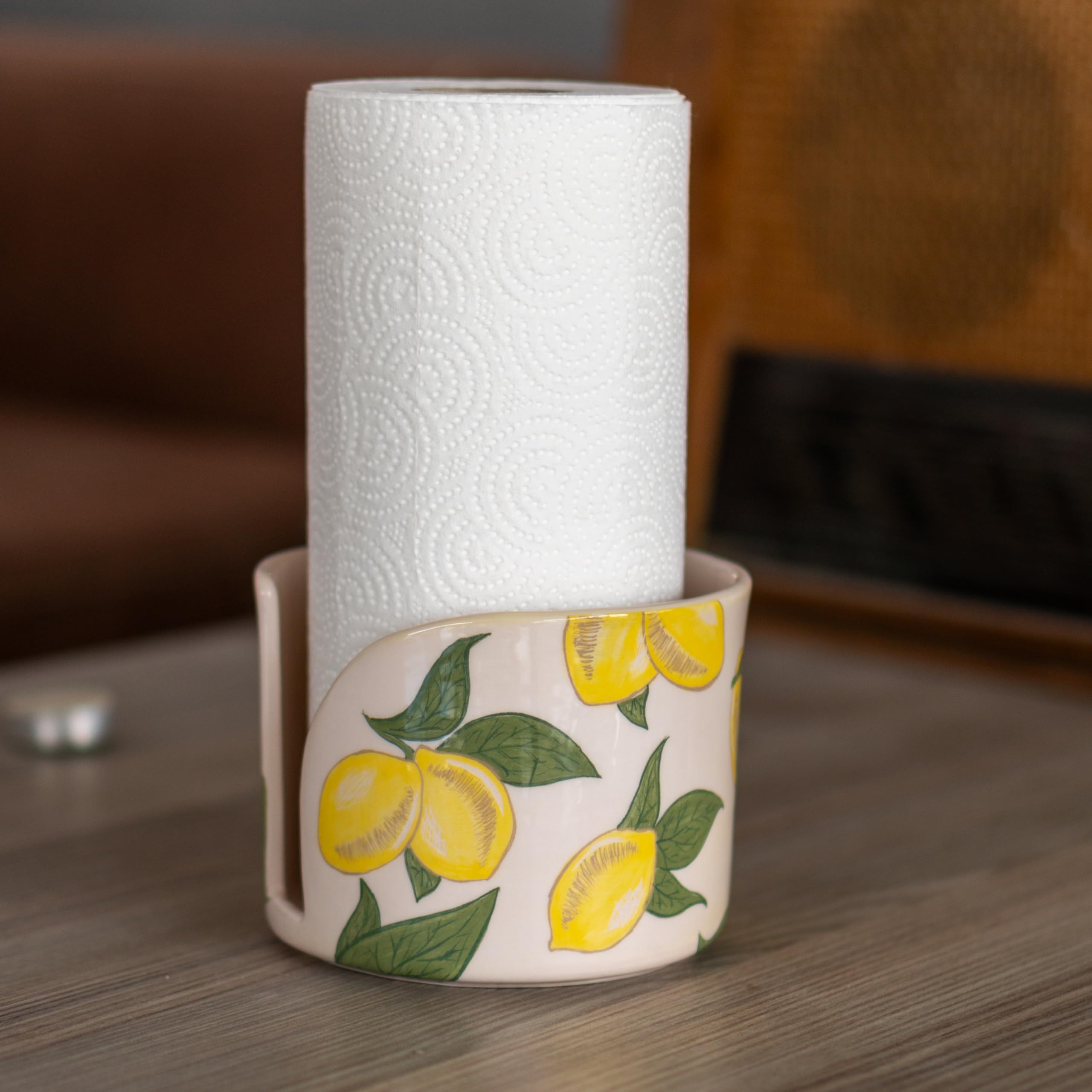 Lemon Pattern Paper Towel Holder - 5