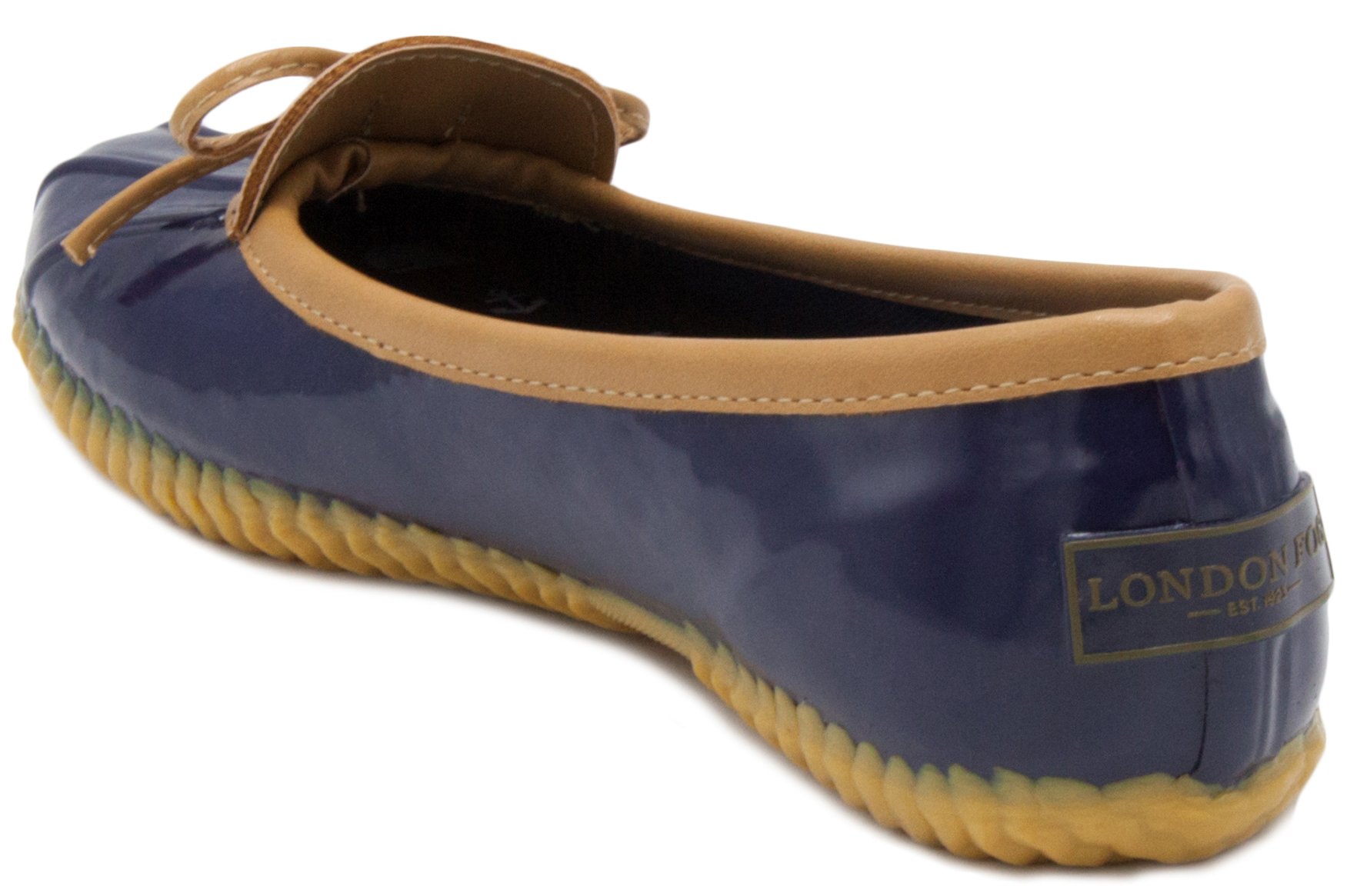 London Fog Women's Webster Waterproof Rain Boots - Stylish & Comfortable for Wet Weather, Walking, and Outdoor Activities