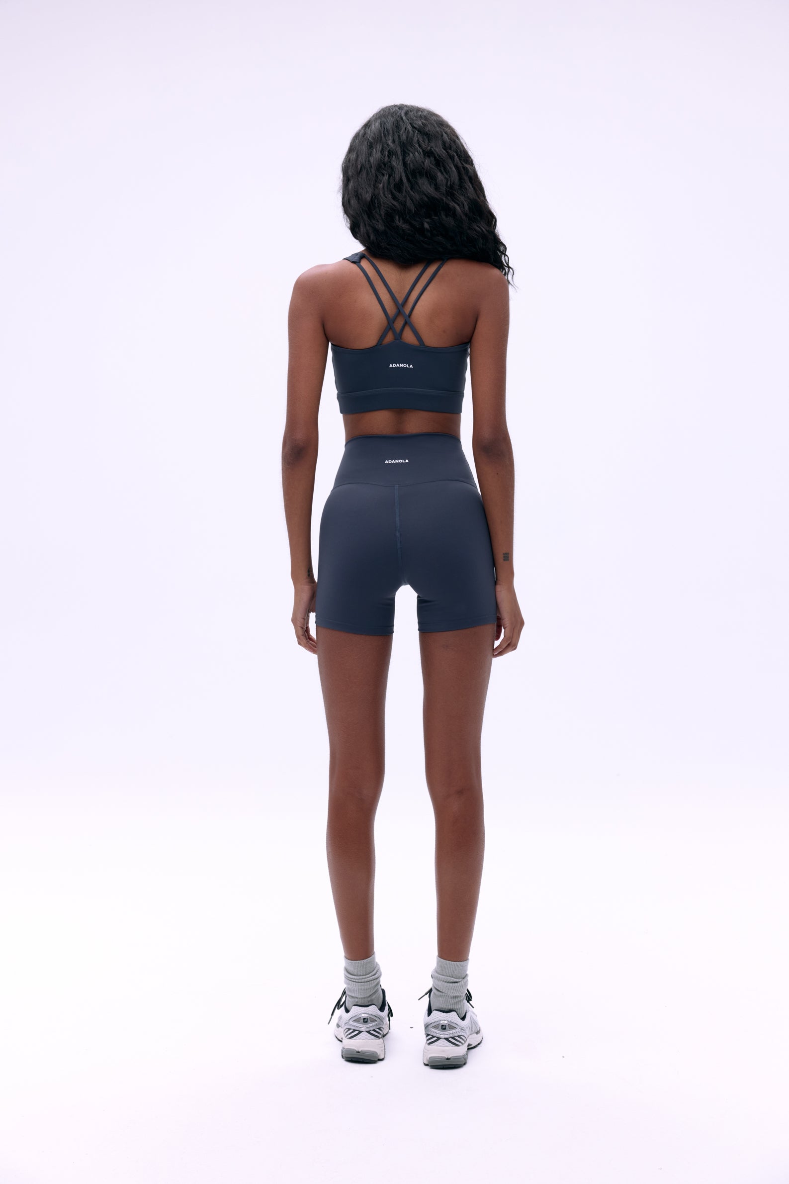 Ultimate Ultra Crop Shorts for Women - High Waisted Workout Shorts - Midnight Blue - Perfect for Running, Yoga & Gym