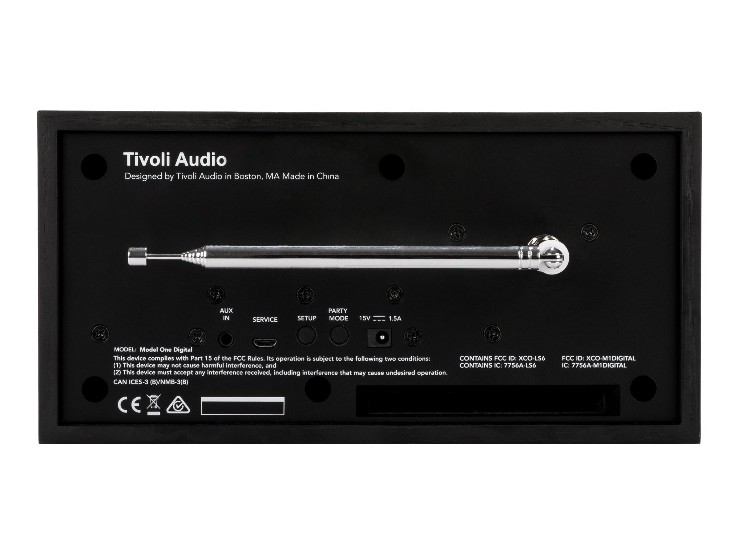 Tivoli Audio Model One Digital FM/AM Radio with Bluetooth - Premium Sound Quality for Home, Office, and Outdoor Use