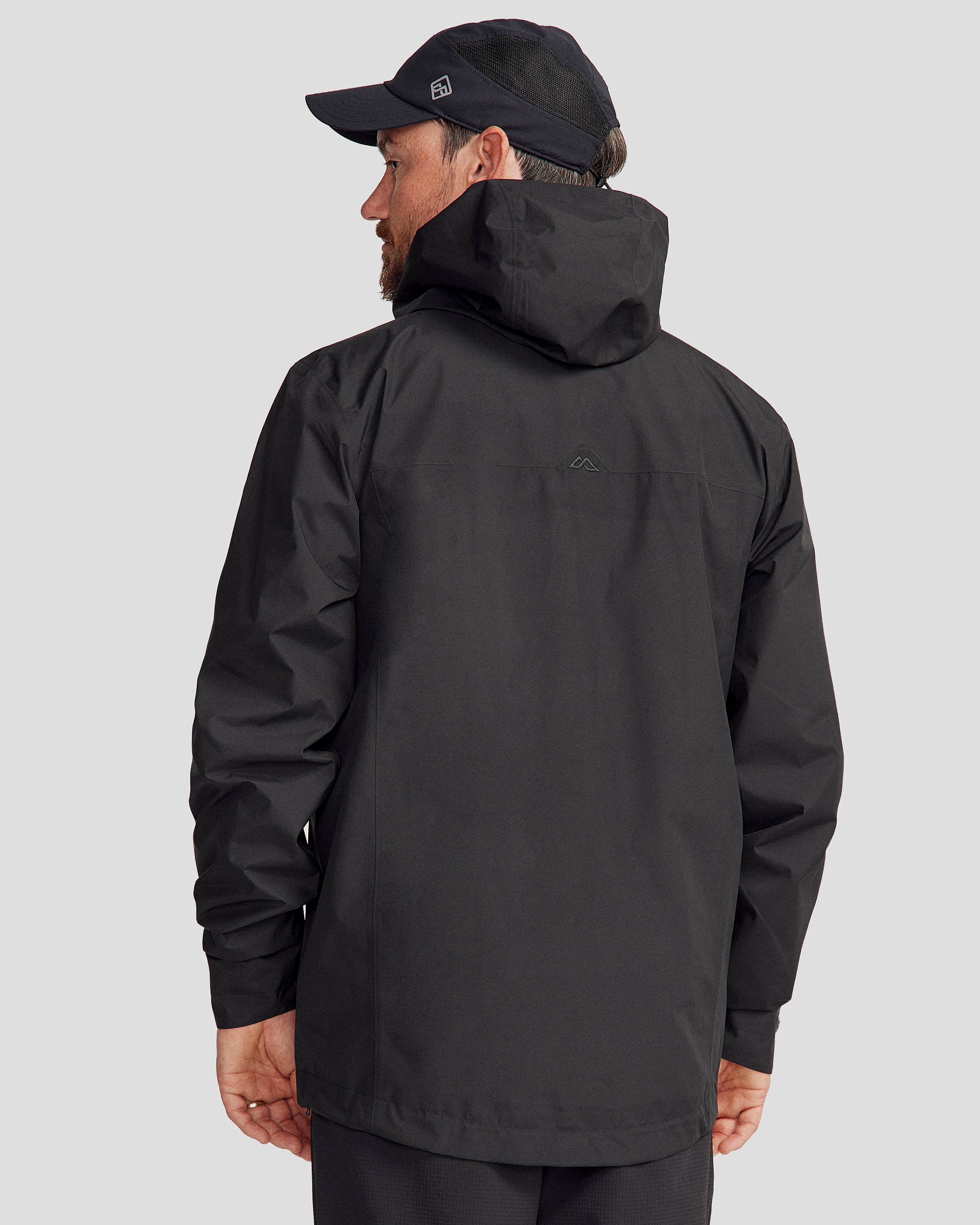 Men's Bealey 2L GORE-TEX® Waterproof Rain Jacket - Black Stingray - Lightweight Windproof Outdoor Shell for Hiking, Camping & Travel