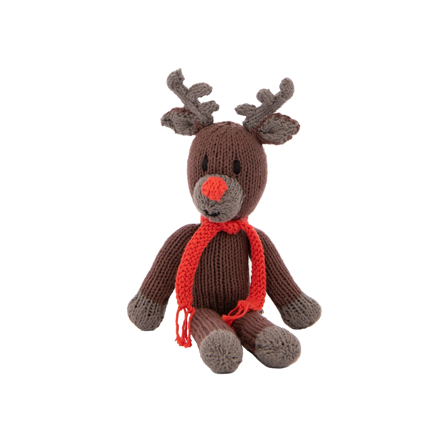 Organic Cotton Spider Reindeer Plush Toy - Small Size, Soft & Cute Stuffed Animal for Kids, Perfect for Christmas Decorations, Gifts, and Nursery Room Decor