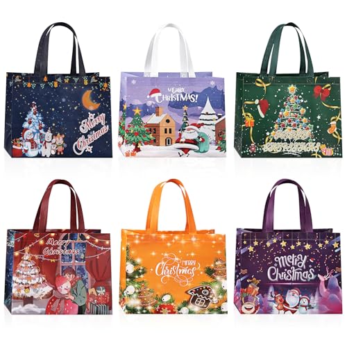 6pc Christmas Bags