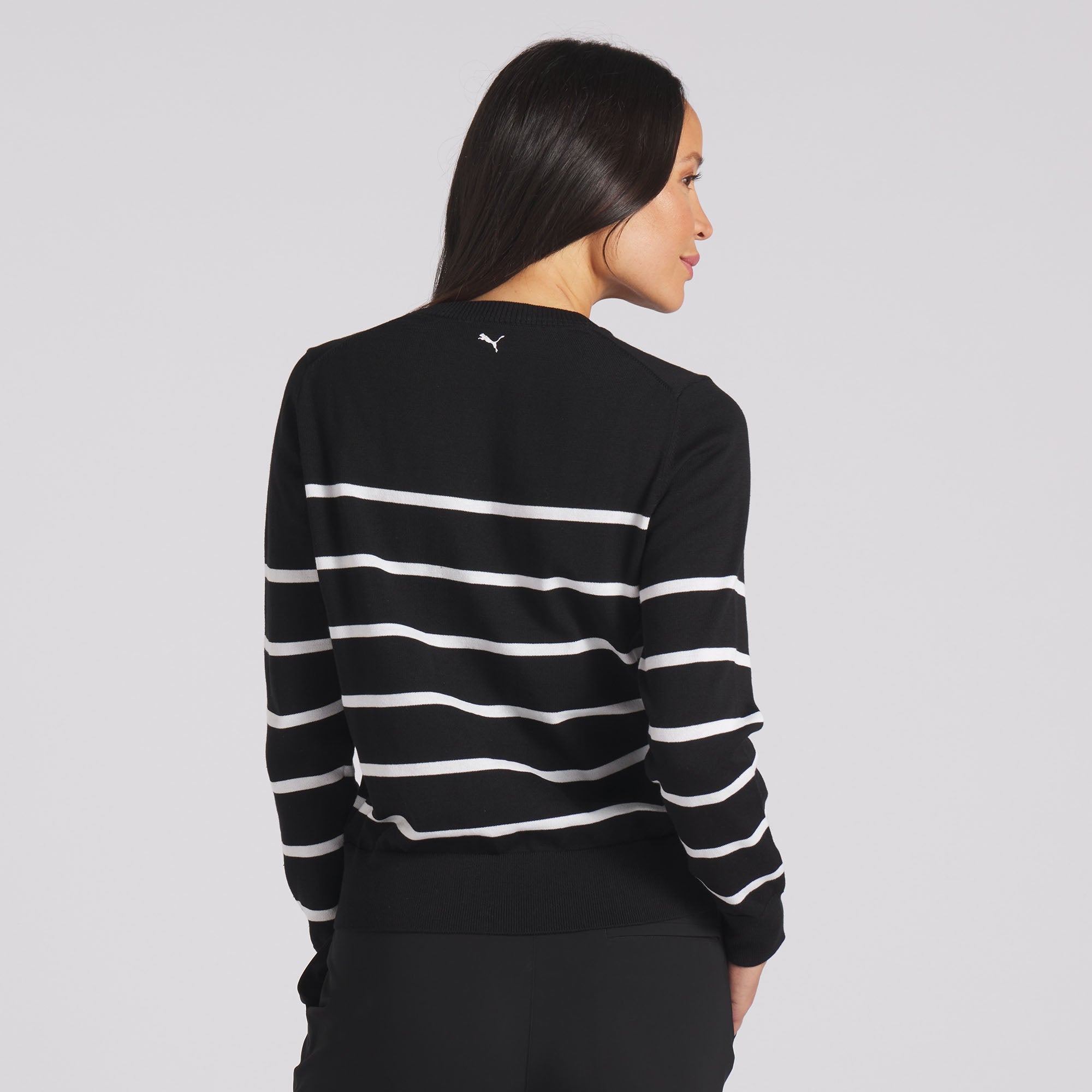 Women's Casual Resort Crewneck Golf Sweater - Soft & Comfortable Knit Pullover for Golf, Travel & Leisure Wear