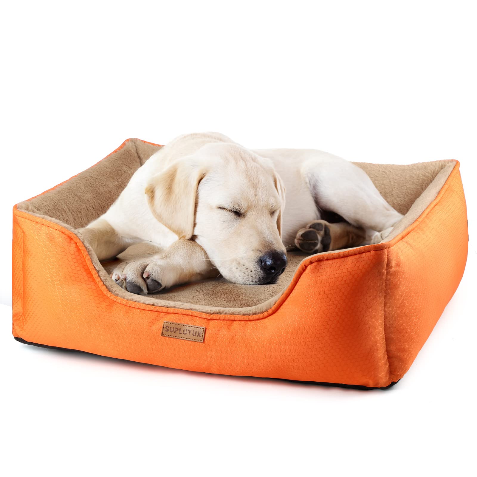 SuplutuX Orthopedic Dog Bed for Small Medium Large Dogs - Washable Removable Cover, Waterproof Pet Bed for Dogs & Cats, Comfortable Couch Style Dog Bed for Home, Crate & Travel Use