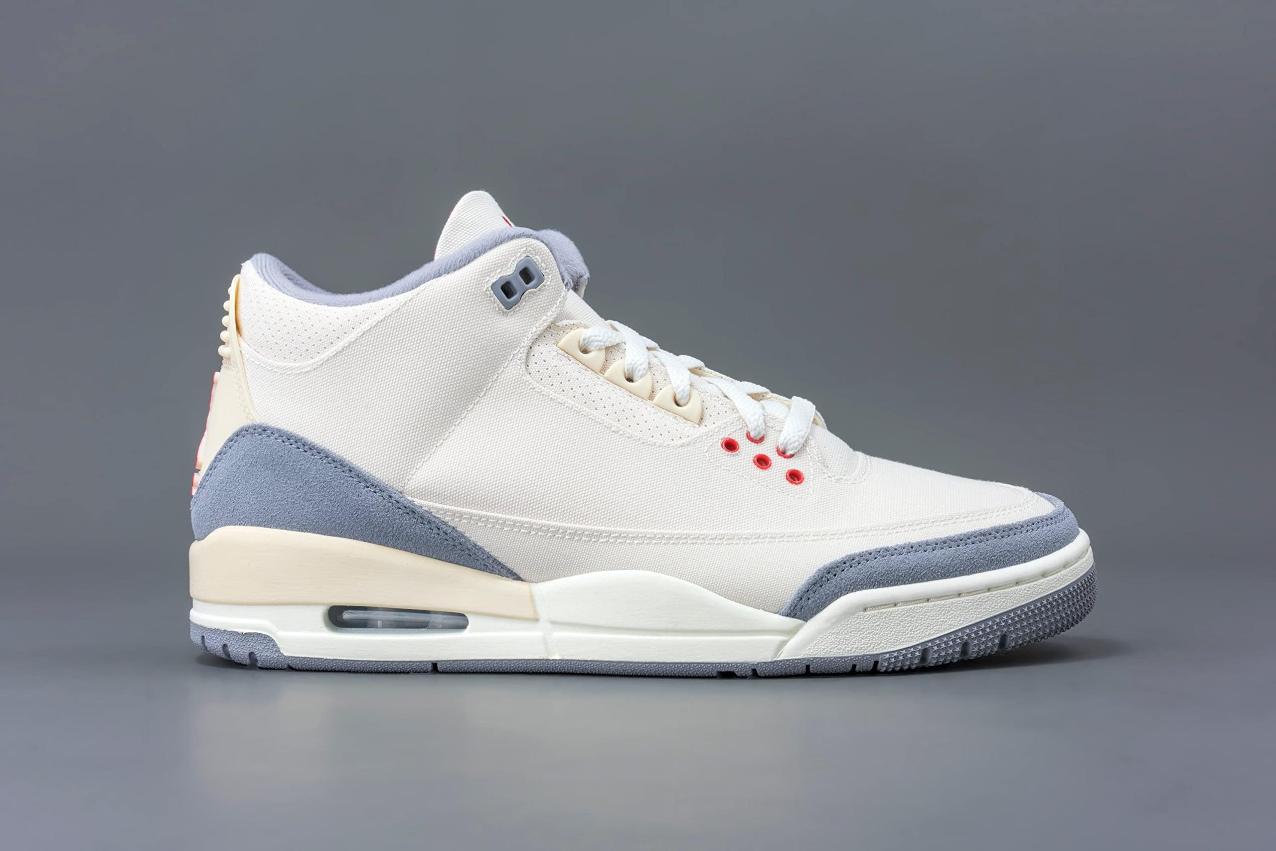 Nike Air Jordan 3 Retro Muslin Men's Basketball Shoes DH7139-100 - Premium White & Cement Grey Sneakers for Casual Wear, Street Style & Basketball Games