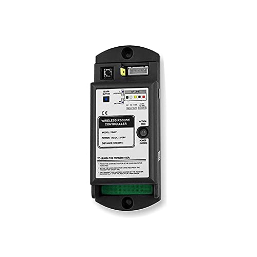 Olideauto YS407 Wireless Handicap Push Button Hardwired Receiver - Compatible with YS411 Wireless Push Switch | ADA Compliant Access Control for Automatic Doors & Elevators