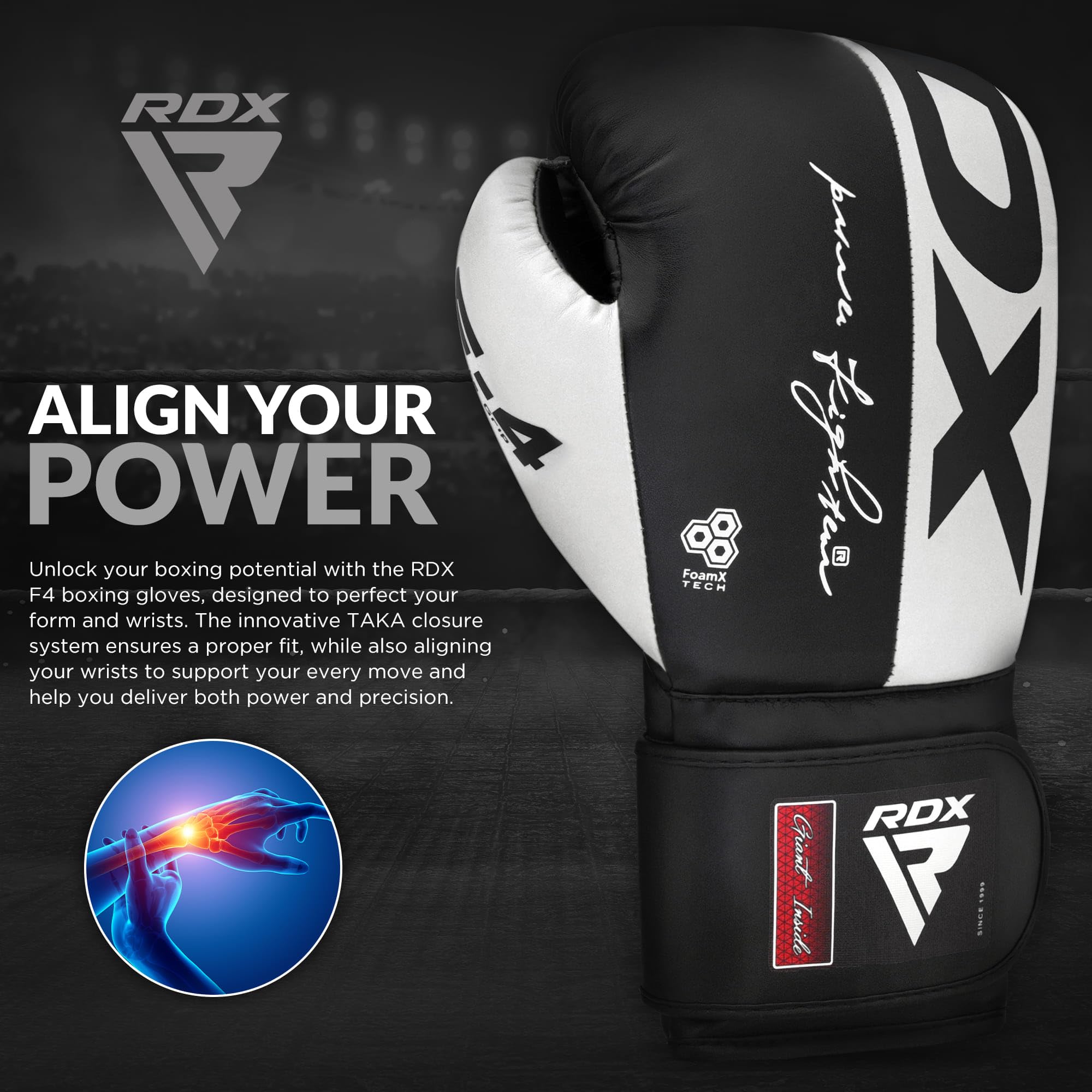 RDX Boxing Gloves - Premium Maya Hide Leather Training Gloves for Muay Thai, Kickboxing, MMA, Sparring & Heavy Bag Workouts | 8-16 oz Sizes for Men & Women | Perfect for Home Gym, Martial Arts & Fitness Training