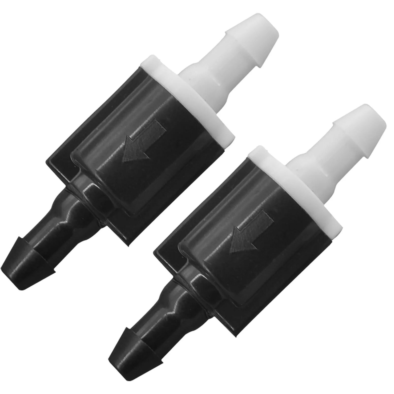 2-Pack Universal Windshield Wiper Check Valve - Compatible with Most Cars & Trucks - Prevent Fluid Backflow for Clear Visibility - Ideal for Rainy Weather & Winter Driving