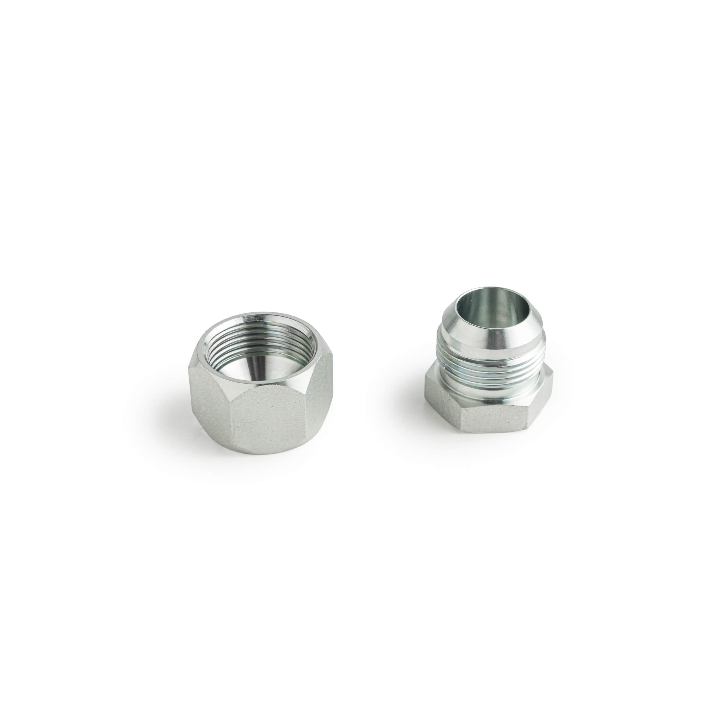 144 Pcs JIC & ORFS Hydraulic Cap and Plug Kit - AN Flare & O-Ring Seal Fitting Set for Industrial Equipment, Hose & Tube Maintenance (Dash Sizes 4,6,8,10,12,16) - Perfect for Hydraulic System Protection and Fluid Leak Prevention