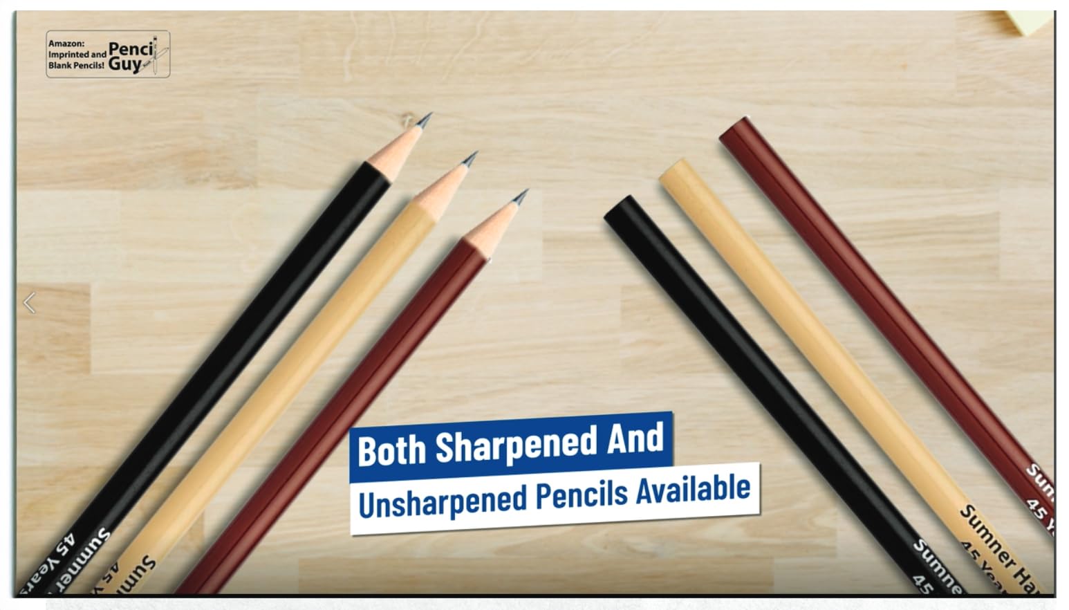 Personalized Round Pencils with Custom Imprint - 144 Count Box (19 Vibrant Colors) for Office, School, Events & Promotional Giveaways