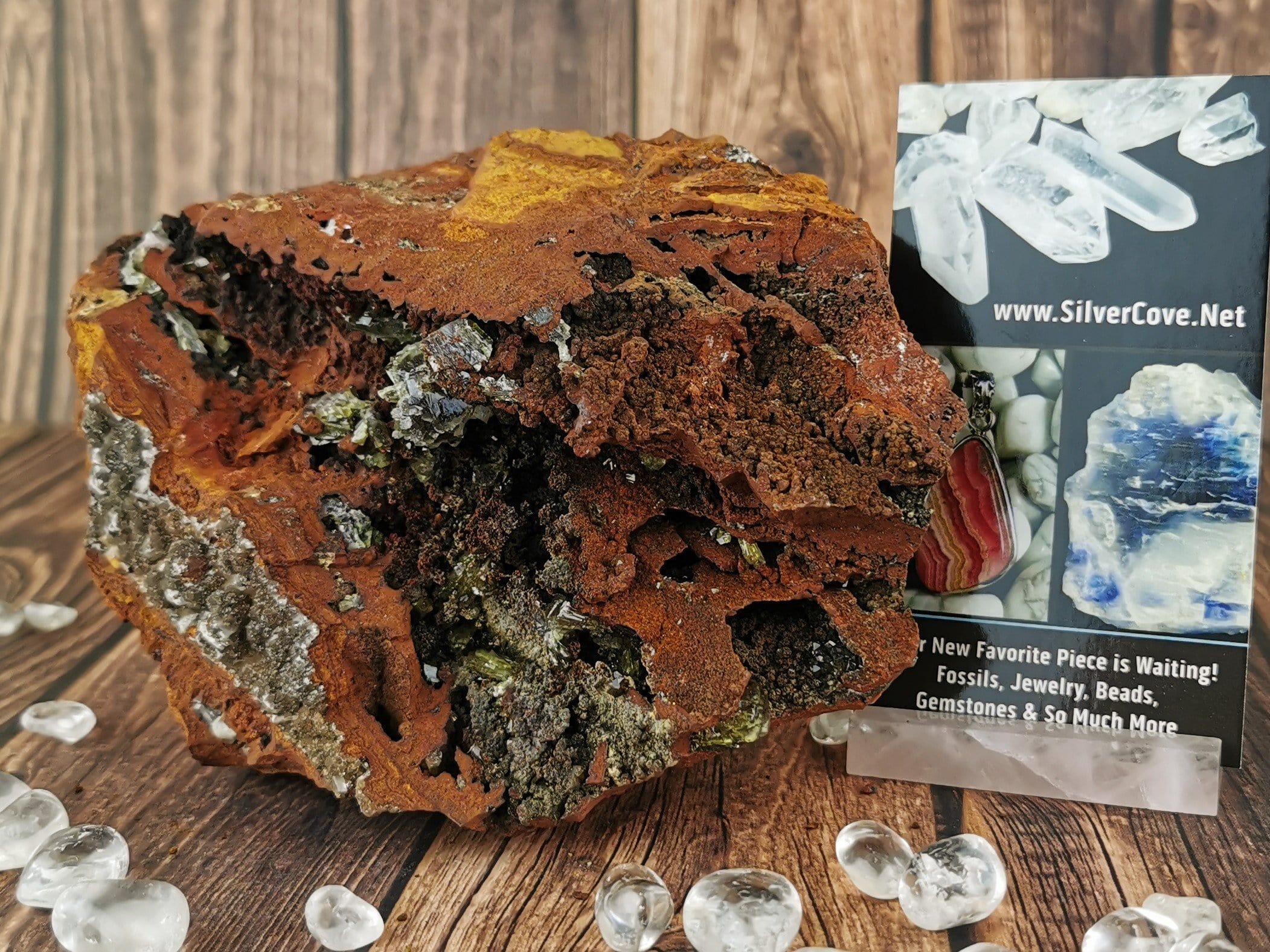 Natural Adamite Mineral Specimen - 13cm Raw Crystal for Collectors & Healing | Perfect for Home Decor, Meditation & Gift Giving