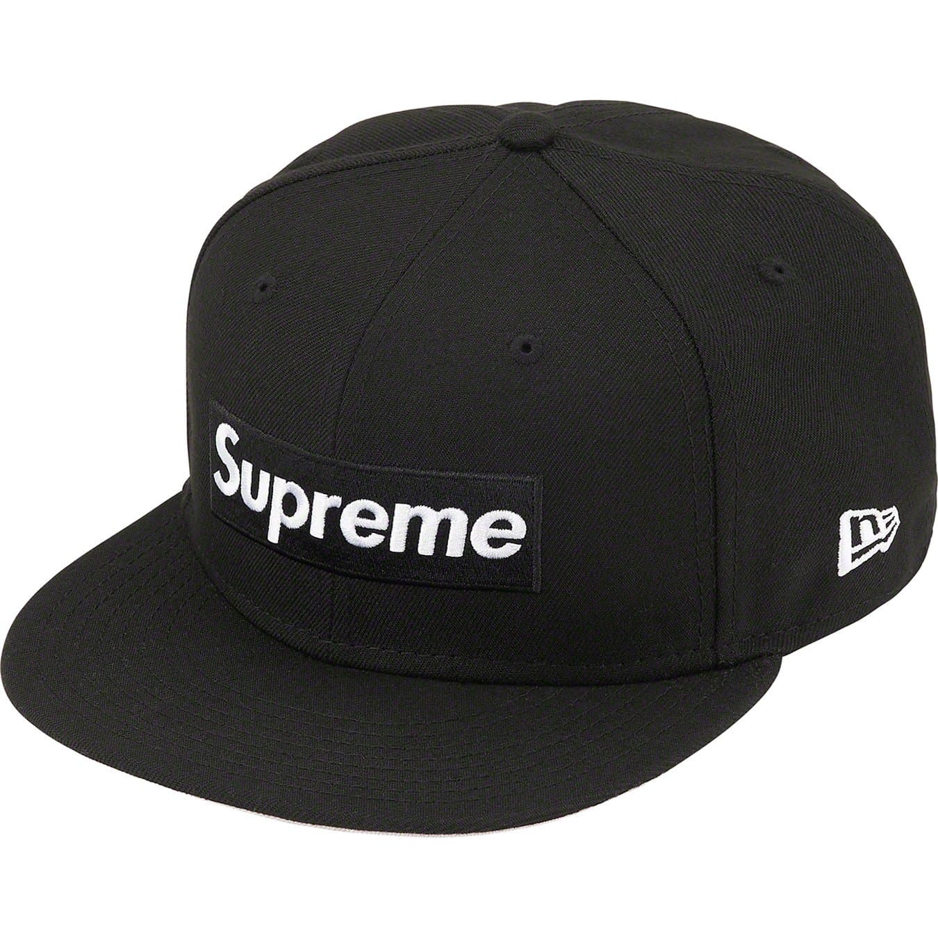 Supreme Money Box Logo New Era Black Beanie - Streetwear Fashion for Winter & Hip Hop Style Accessories