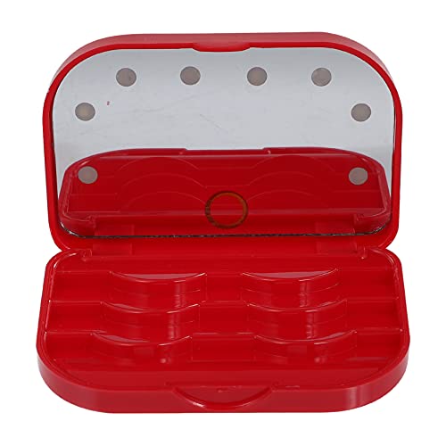 Lurrose LED Eyelash Storage Case - Plastic Eyelash Tray Holder & Organizer Container for Makeup Artists - Travel-Friendly Empty Lash Box for Professional & Home Use - Perfect for Salon, Makeup Kit & Travel Beauty Essentials