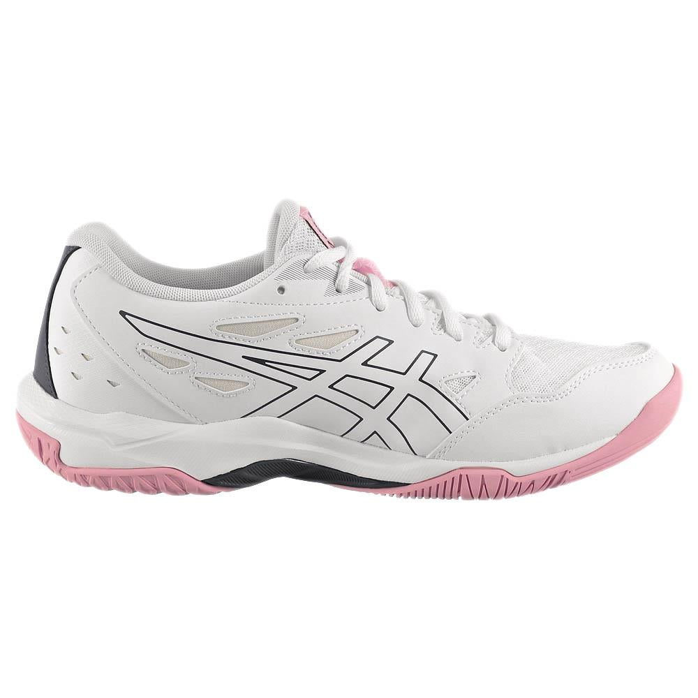 ASICS Women's Gel Rocket 11 Volleyball Shoes - White/Light Ube - Indoor Court Sports Shoes for Volleyball, Badminton & Gym Workouts