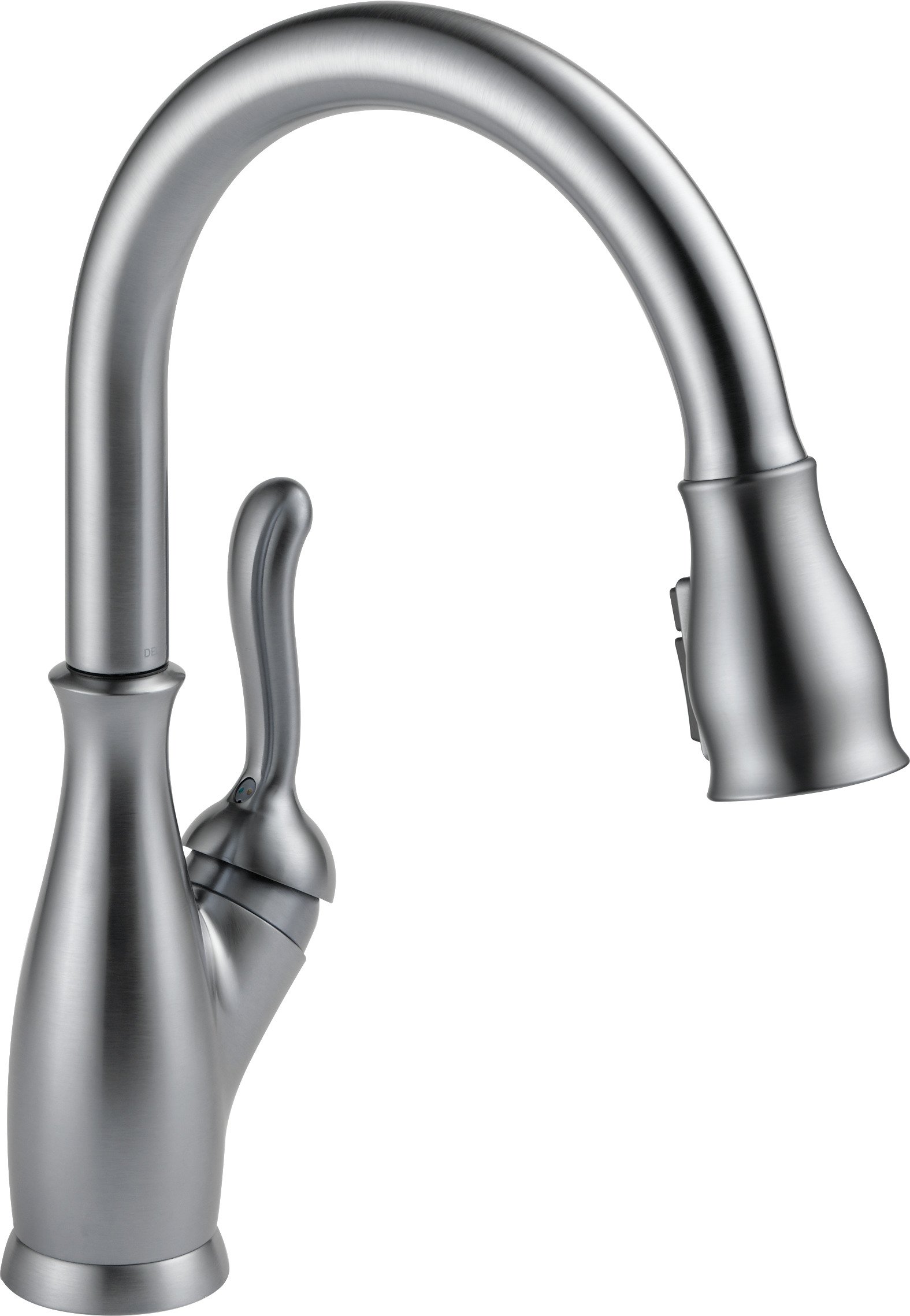Delta Faucet Leland Brushed Nickel Kitchen Faucet with Pull Down Sprayer and Magnetic Docking - Arctic Stainless 9178-AR-DST | Modern Kitchen Sink Faucet for Easy Cleaning and Dishwashing