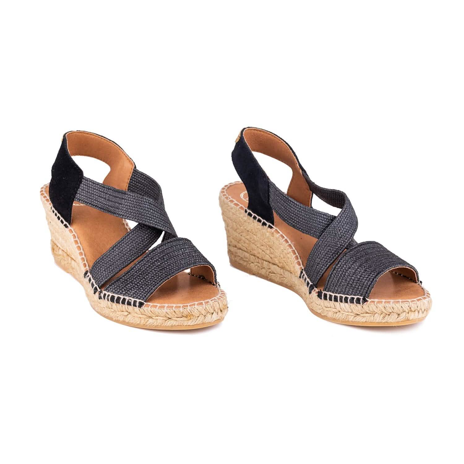 Women's Comfortable Cotton Blend Wedge Espadrilles - Breathable Summer Casual Shoes for Beach, Walking & Everyday Wear - Susa SP