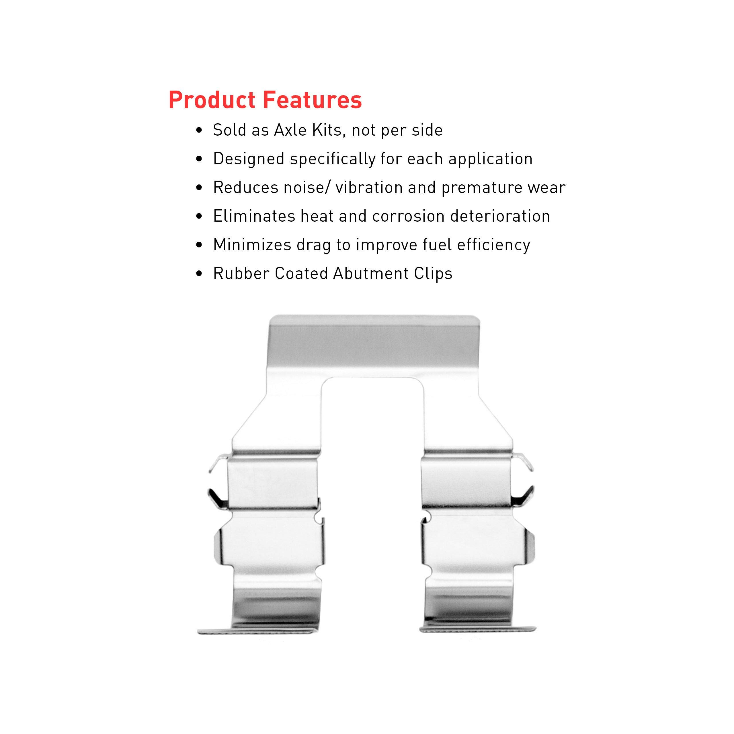 Premium Carbon Alloy GEOMET Brake Rotors + 5000 Series Advanced Brake Pads & Hardware Kit 9512-52006 – High-Performance Braking for Trucks, SUVs & Off-Road Vehicles – Ideal for Towing, Heavy Loads & Extreme Conditions