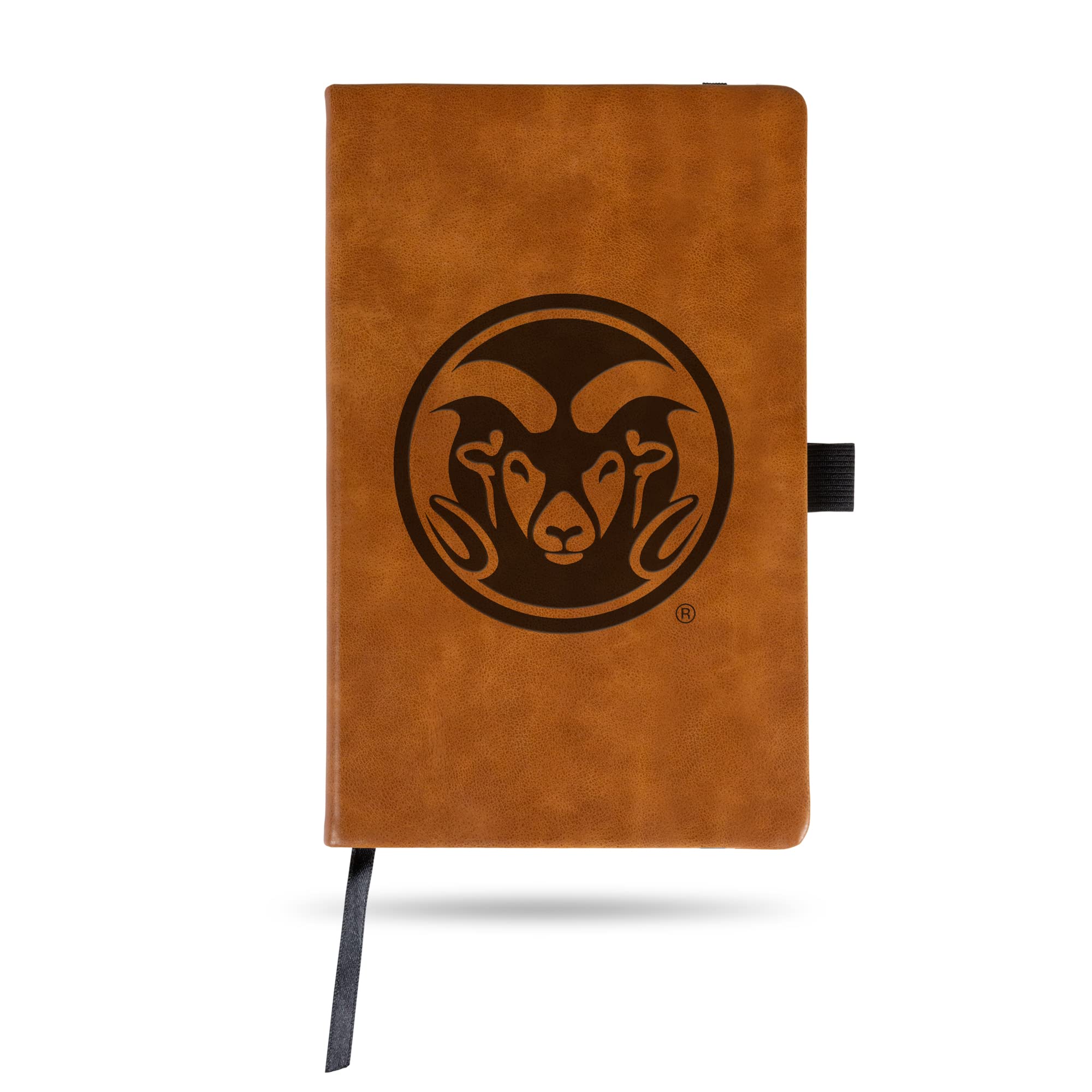 NCAA Colorado State Rams Brown Laser Engraved Small Notebook - 8.25