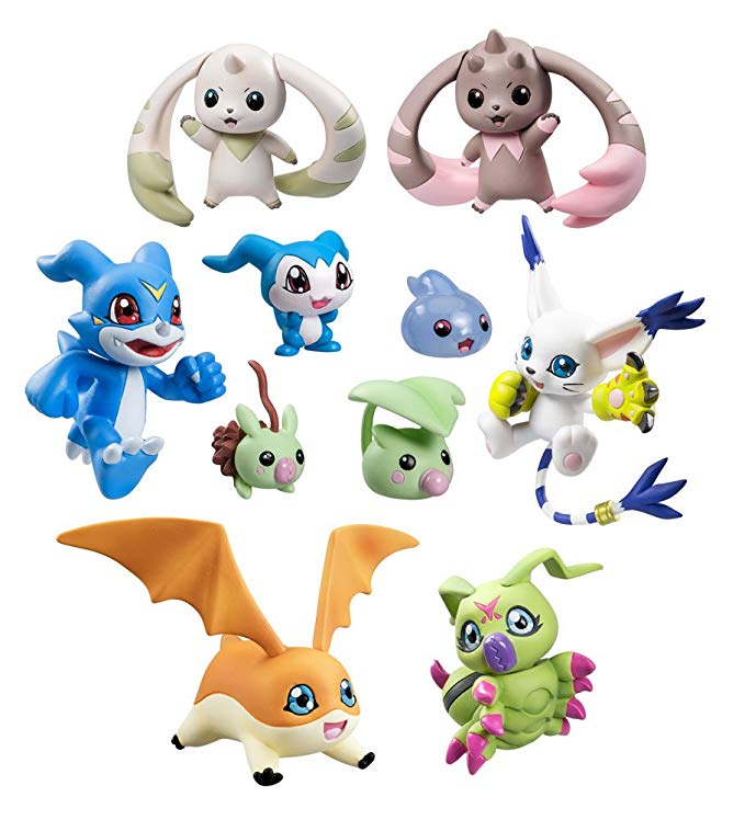 Digimon Adventures Digicolle Data: 03 Trading Figures Box Set of 8 - Collectible Anime Figures for Fans | Perfect for Display, Gifts & Anime Collections