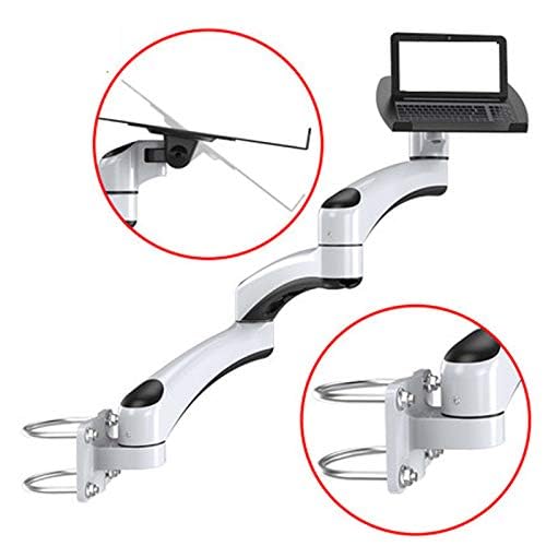 Ultra Long Arm Aluminum Alloy Full Motion Wall Mount Laptop Stand - Adjustable Monitor Holder for Bed, Desk & Office (Ideal for Home, Dorm & Workspace)