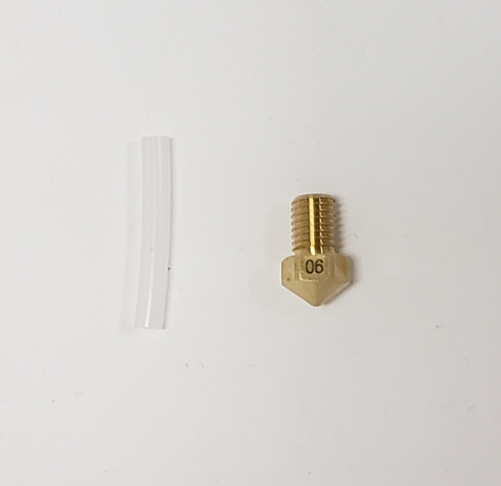 Flashforge Creator Pro 2 0.6mm Brass Nozzle with PTFE - High Precision 3D Printer Replacement Part for Smooth Filament Extrusion - Perfect for PLA, ABS, PETG Printing Projects